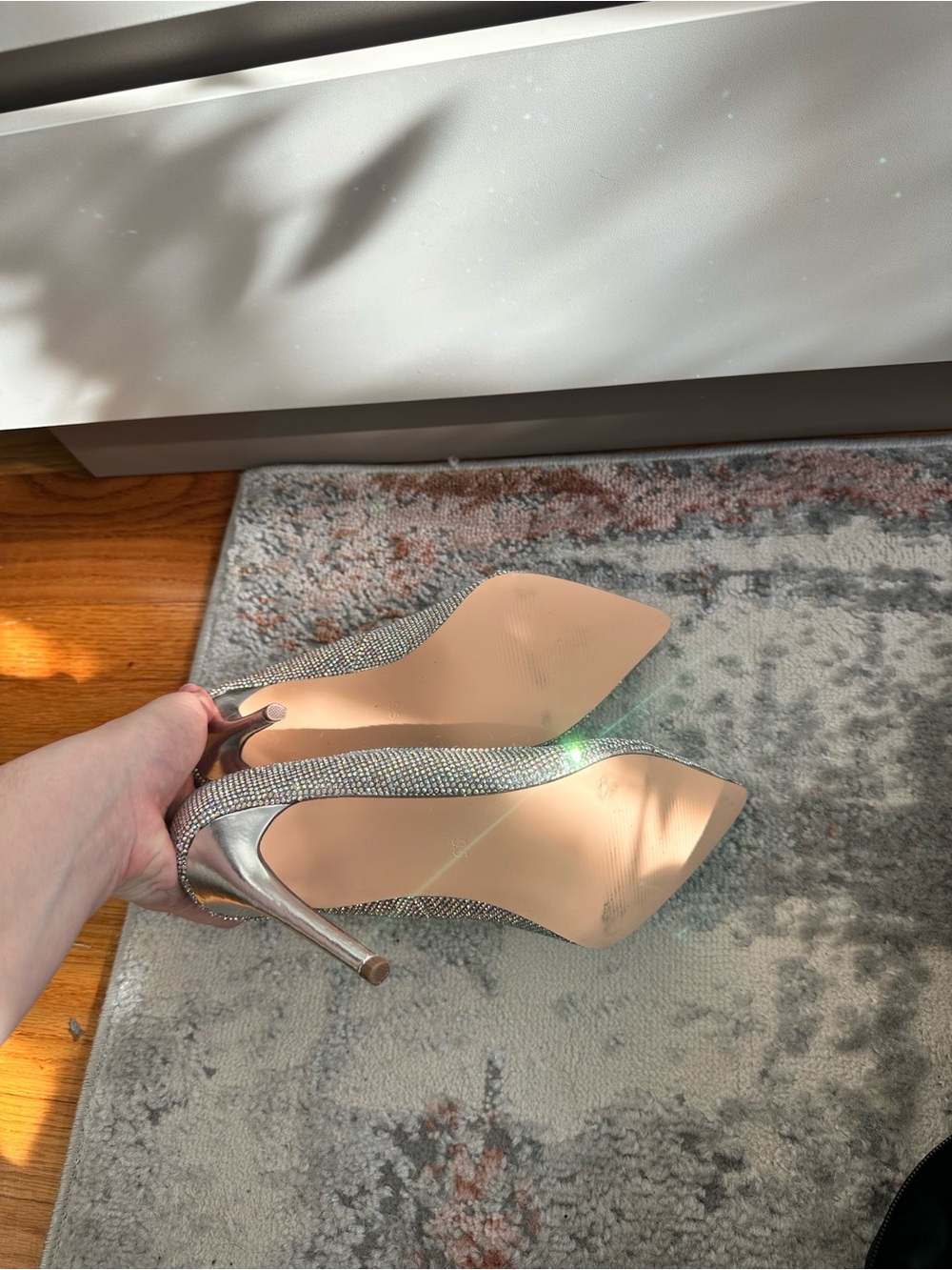 Steve Madden Rhinestone Heels - Picture 6 of 6